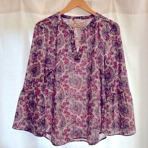 pretty paisley tunic top